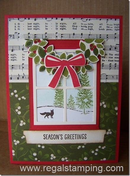 Hearth And Home Winter Scene, Stampin' Up! 