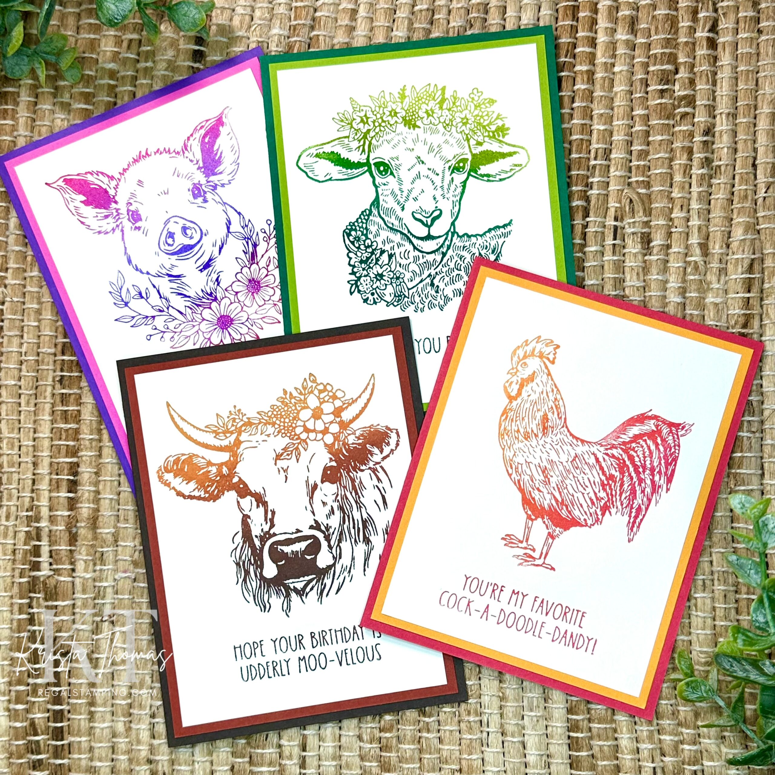 Justine’s Farm Betterpress Collection, Spellbinders